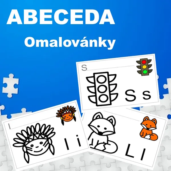 Abeceda omalovánky
