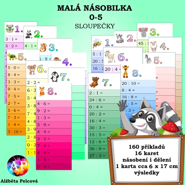 MALÁ NÁSOBILKA 0-5 (sloupečky)
