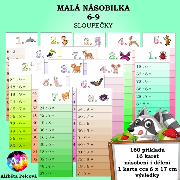 MALÁ NÁSOBILKA 6-9 (sloupečky)