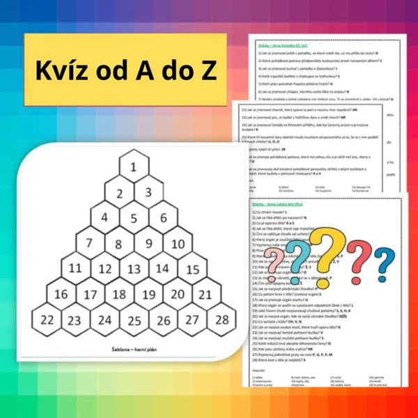 Kvíz od A do Z (Pohádky, Lidské tělo)