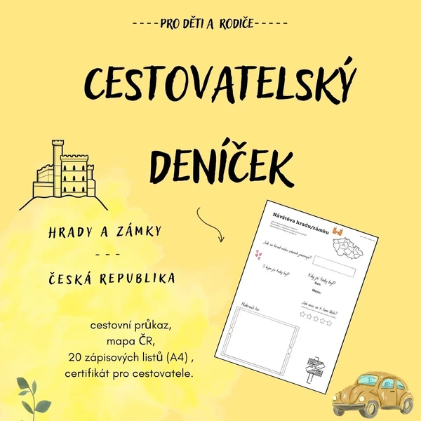 Cestovní deníček - hrady a zámky ČR