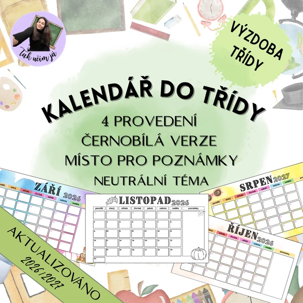 Kalendář do třídy