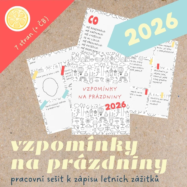 Vzpomínky na prázdniny 2026 - aktivita na začátek školního roku