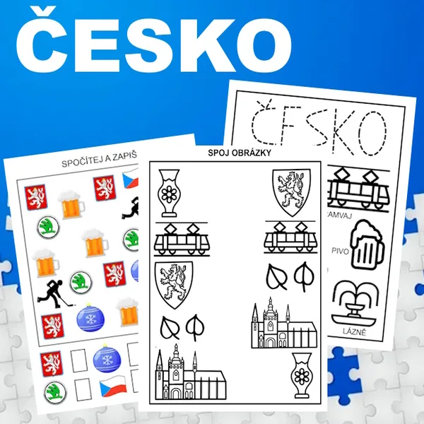 Česko - pracovní listy