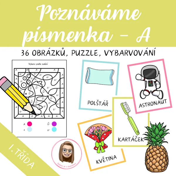 Poznáváme písmenka - A