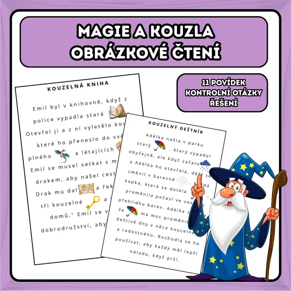 Obrázkové čtení - Magie a kouzla