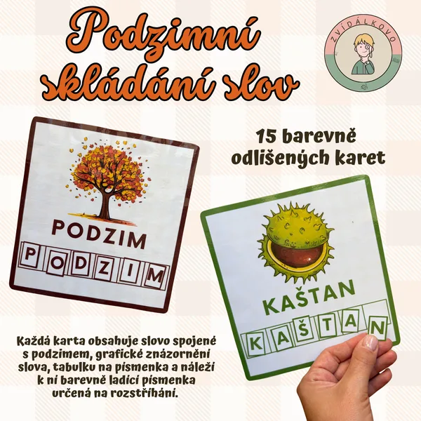 Podzim - skládání slov