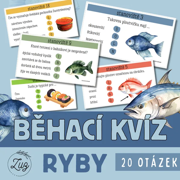 Ryby - BĚHACÍ KVÍZ