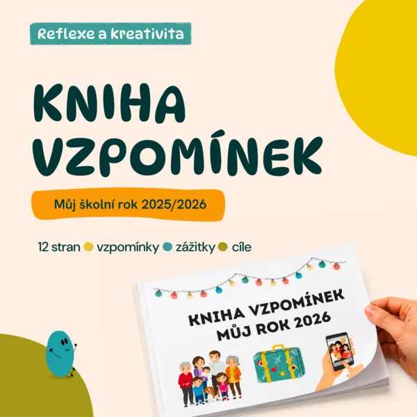 Kniha vzpomínek – můj rok školní rok 2025/2026 (shrnutí školního roku 2025/2026)