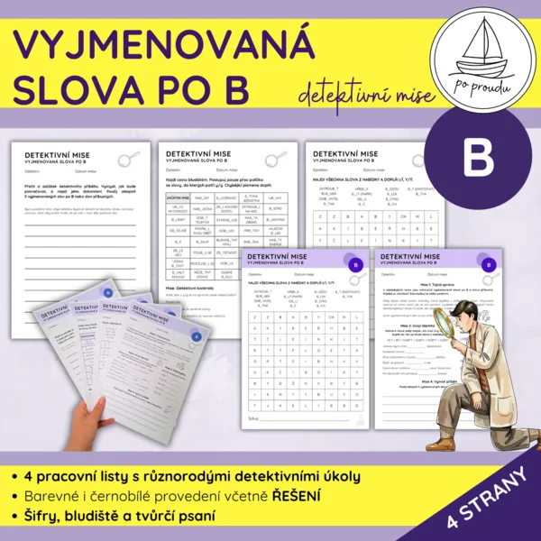 Vyjmenovaná slova po B | detektivní mise