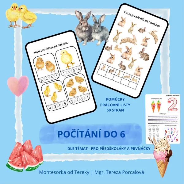 Obrázkové počítání do 6