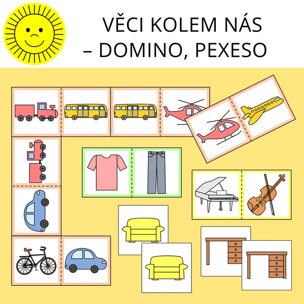 VĚCI KOLEM NÁS - DOMINO, PEXESO