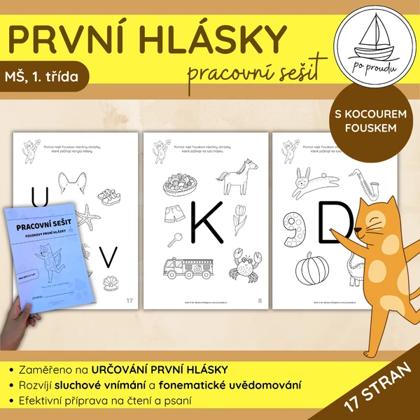 První hláska ve slově | pracovní sešit