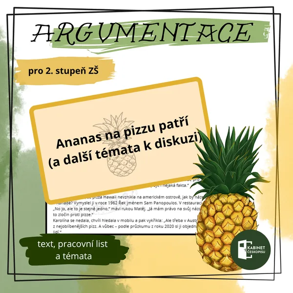 Argumentace - text s pracovním listem