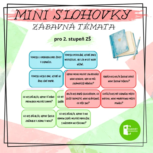 Mini slohovky - zábavná témata