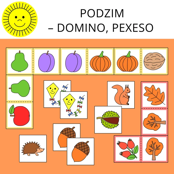 PODZIM - DOMINO, PEXESO