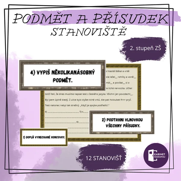 Podmět a přísudek - stanoviště