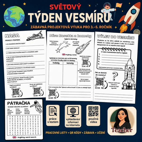 Světový týden Vesmíru - Projekt pro 3.-5. třídu
