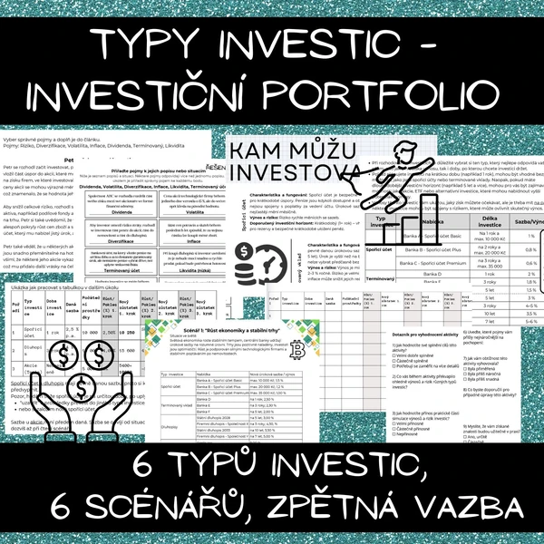 Typy investic - investiční portfolio